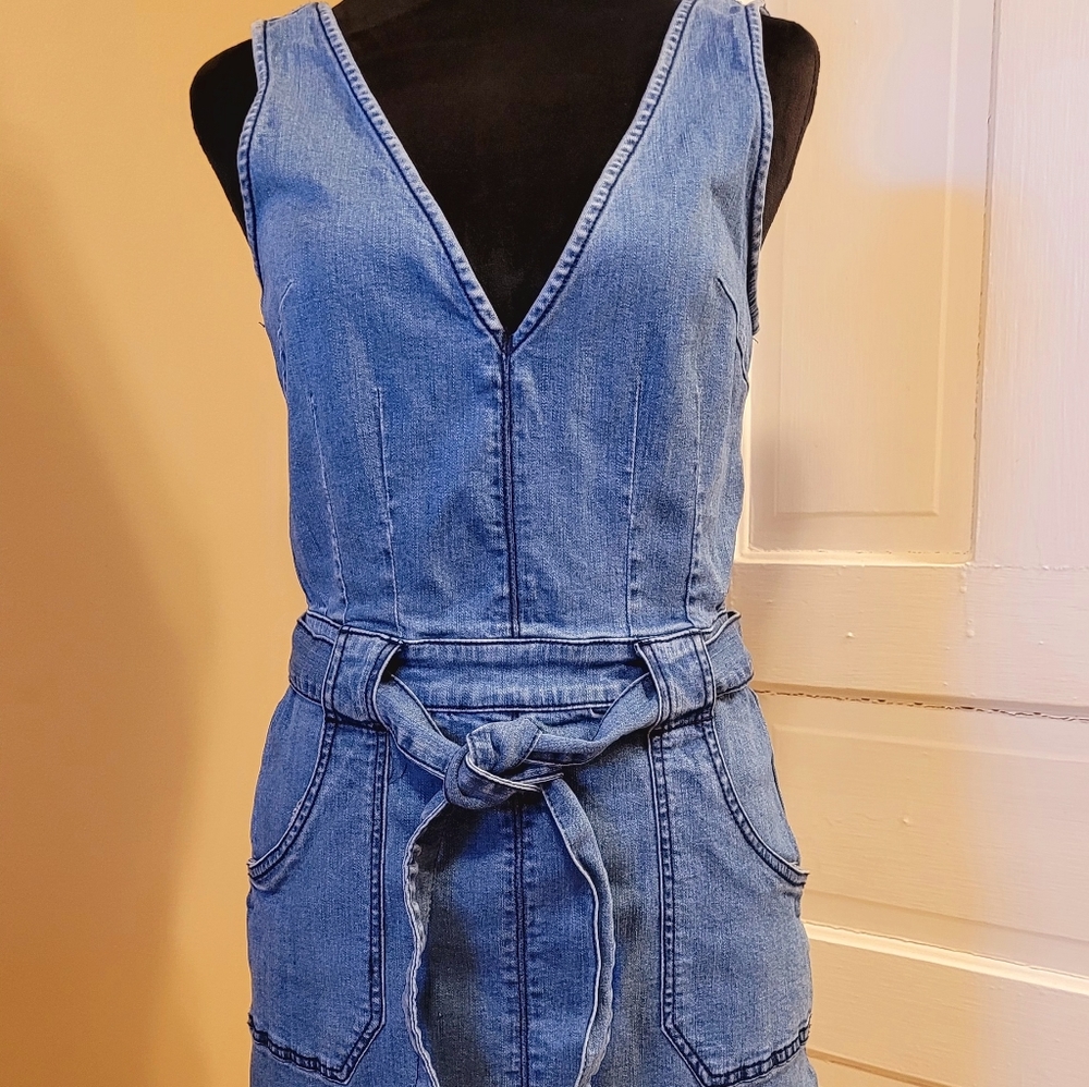 Bebe bodycon denim dress